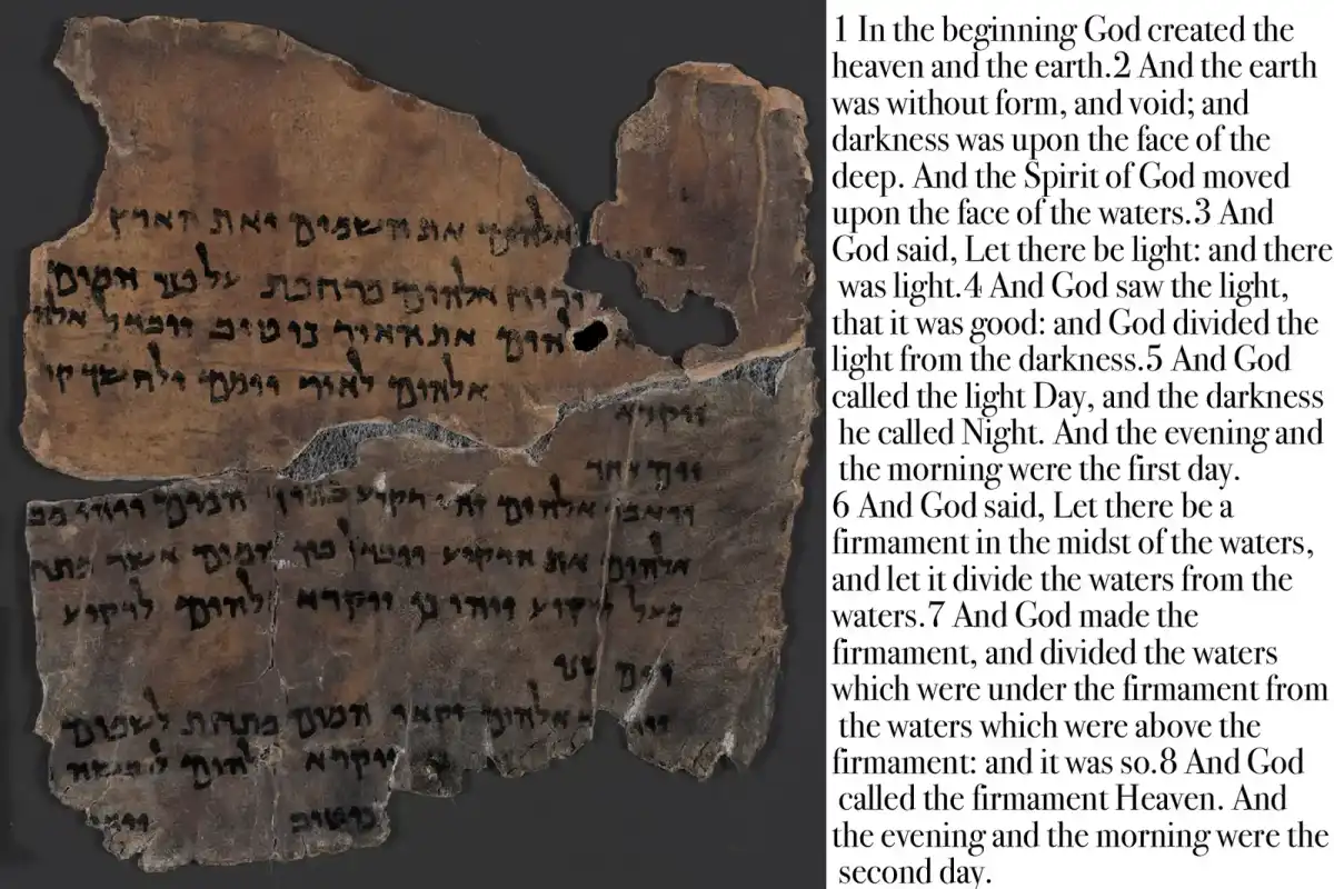 Fragment Dode Zeerollen (Genesis 1)